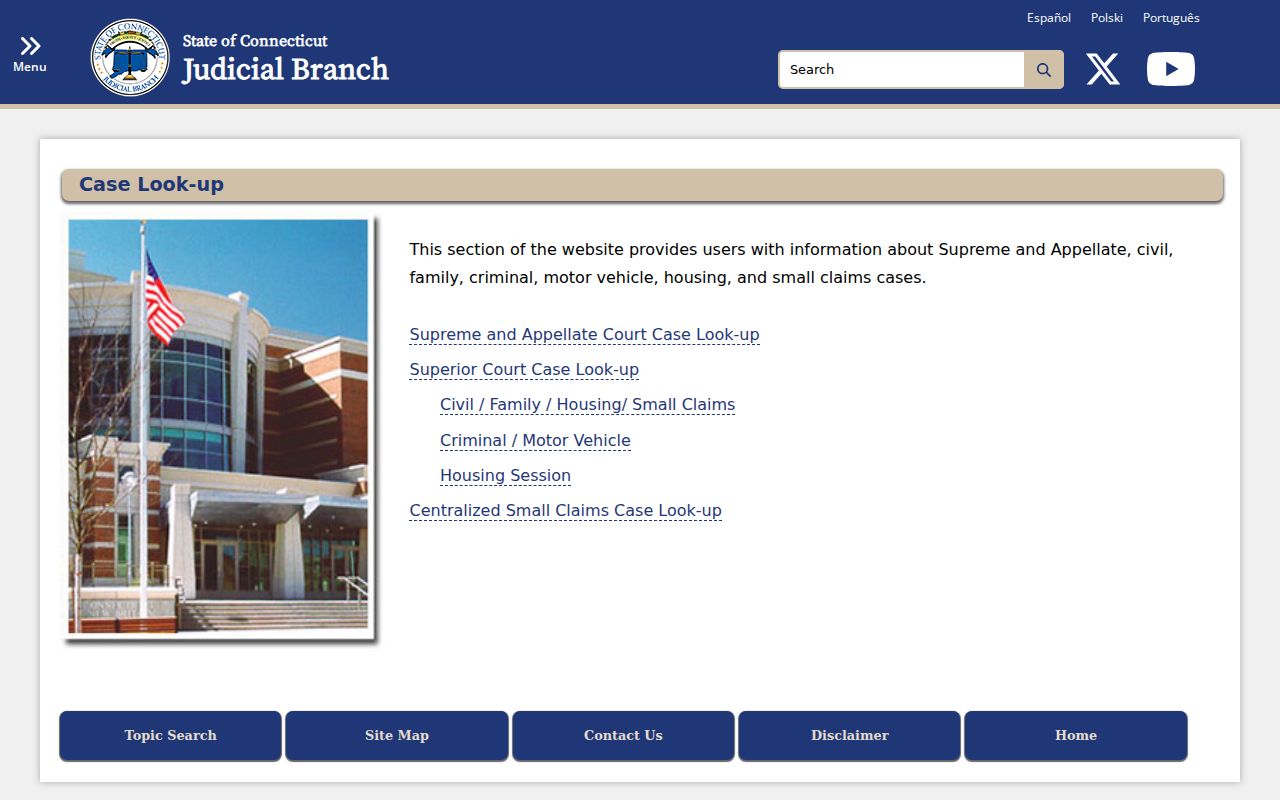 Windham County court records Judicial Branch case lookup