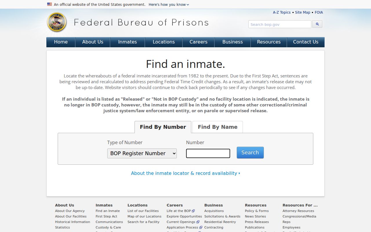 Windham County warrant search federal custody locator source